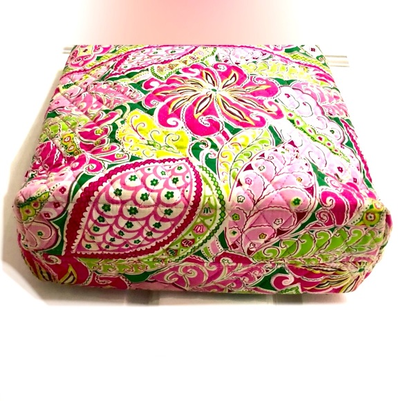 VERA BRADLEY Shoulder Strap TOTE Purse Retired Pinwheel Pink size 14x12 EUC - Picture 7 of 12